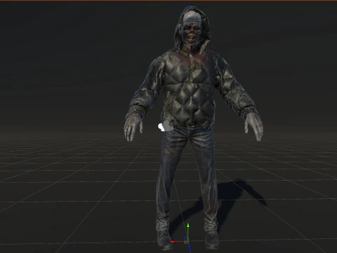 City Zombie 4 3D Model