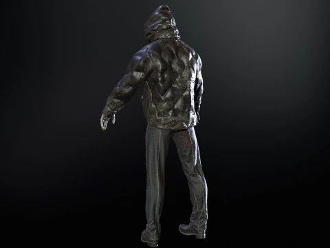 City Zombie 4 3D Model