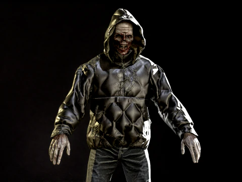City Zombie 4 3D Model