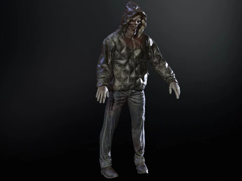 City Zombie 4 3D Model