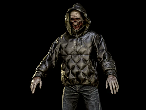 City Zombie 4 3D Model
