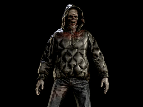 City Zombie 4 3D Model