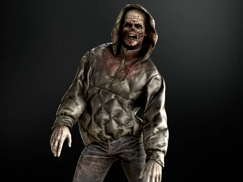 City Zombie 4 3D Model
