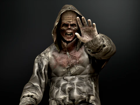 City Zombie 4 3D Model
