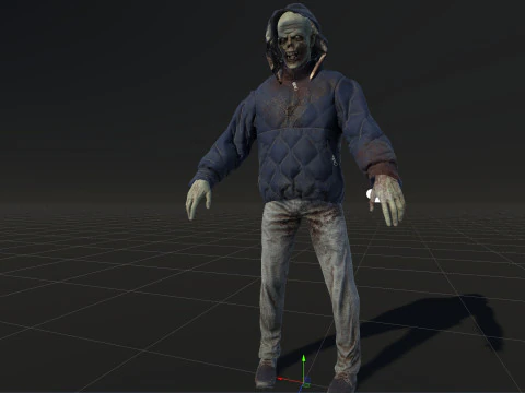 City Zombie 4 3D Model