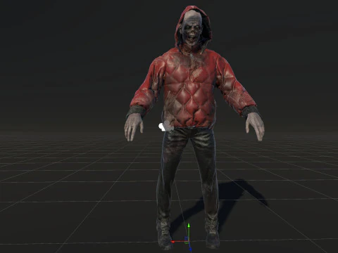 City Zombie 4 3D Model