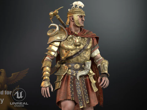 Perwira Roma Model 3D