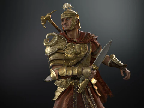 Rome Centurion 3D Model