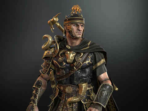 Rome Centurion 3D Model