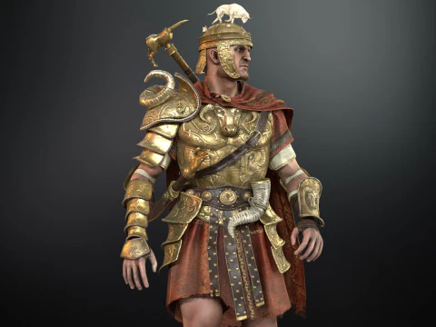 Rome Centurion 3D Model
