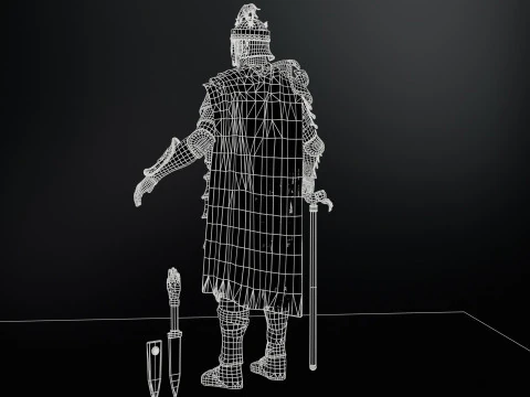 Rome Centurion 3D Model