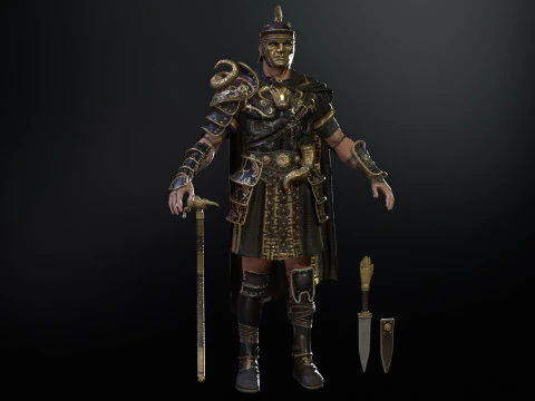 Rome Centurion 3D Model
