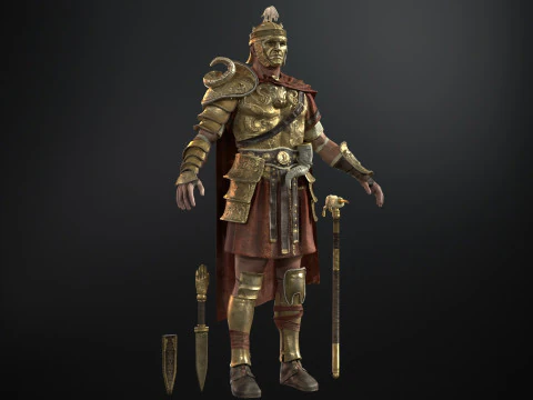 Rome Centurion 3D Model
