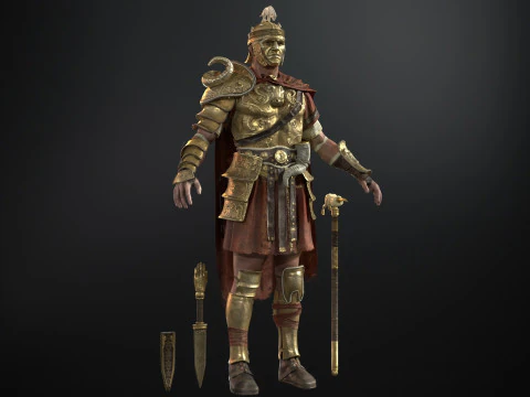 Rome Centurion 3D Model