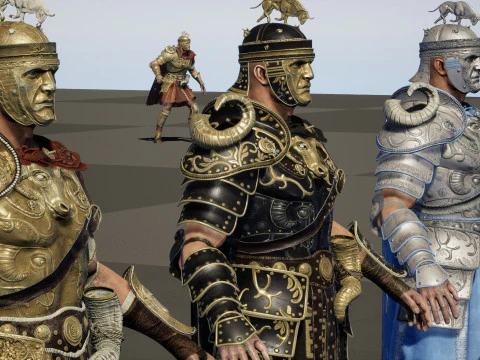 Rome Centurion 3D Model