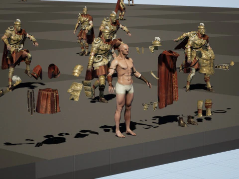 Rome Centurion 3D Model
