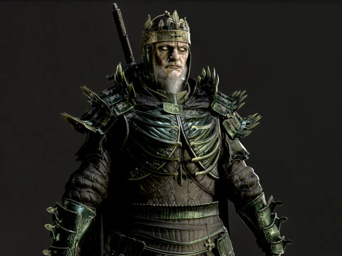 Dead King 3D Model