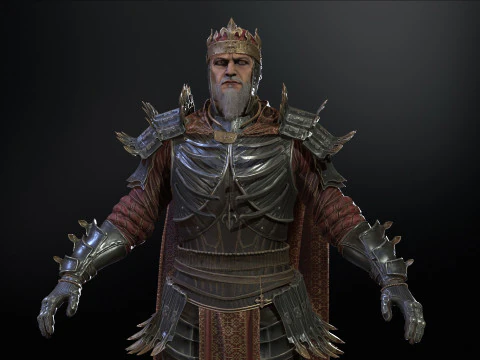 Dead King 3D Model