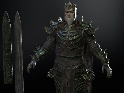 Dead King 3D Model