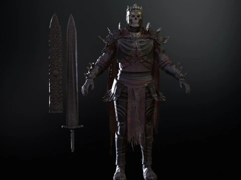 Dead King 3D Model