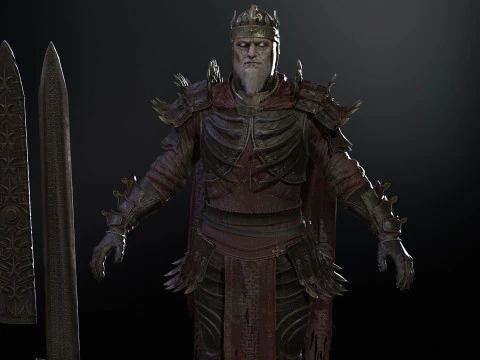 Dead King 3D Model