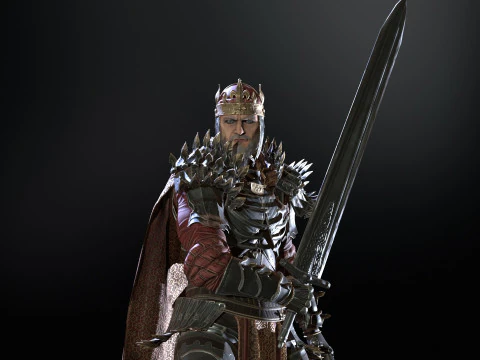 Dead King 3D Model