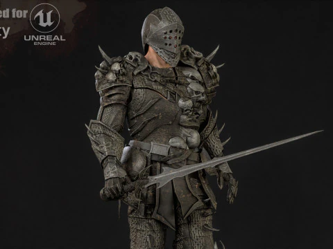 Kara Ş&ouml;valye 3D Model