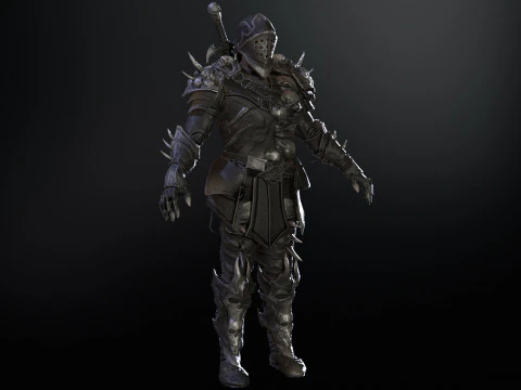 DarkKnight 3D Model
