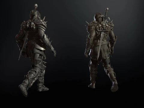 DarkKnight 3D Model