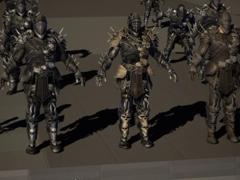 DarkKnight 3D Model
