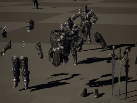 DarkKnight 3D Model