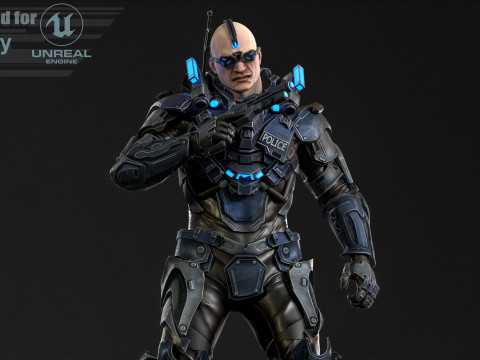 CyberCop Model 3D