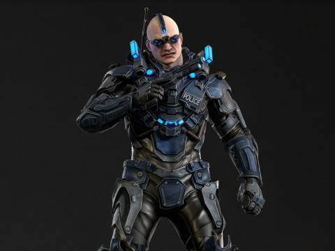 CyberCop Model 3D