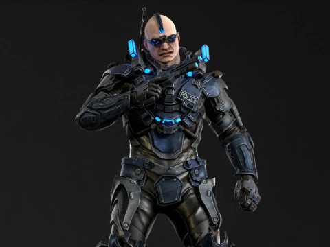 CyberCop 3D Model