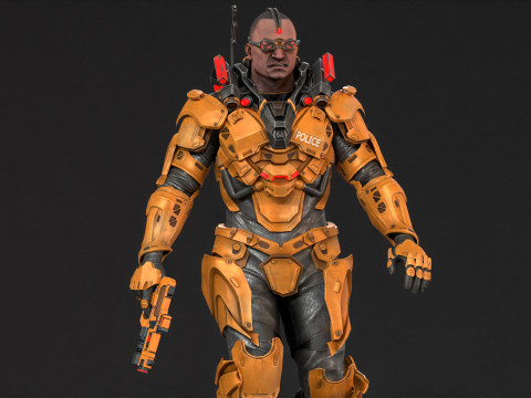 CyberCop Model 3D