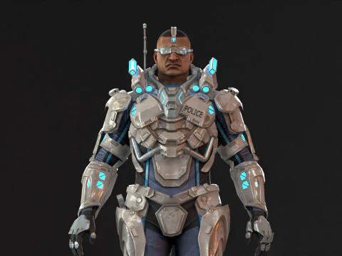 CyberCop 3D Model