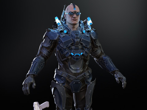 CyberCop Model 3D