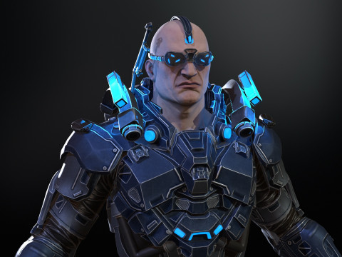 CyberCop Model 3D