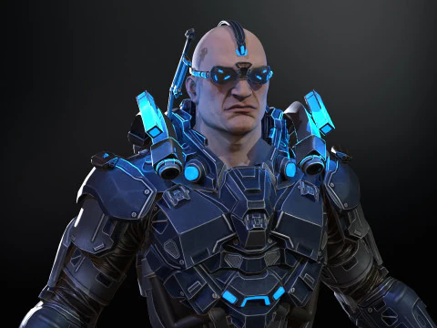 CyberCop 3D Model
