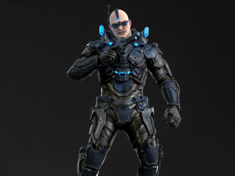 CyberCop Model 3D