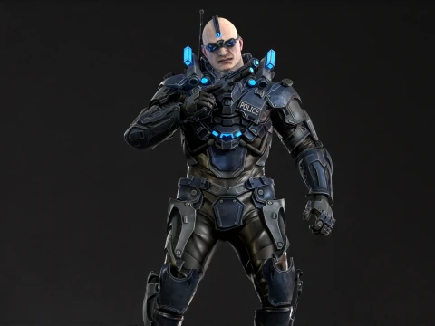 CyberCop 3D Model