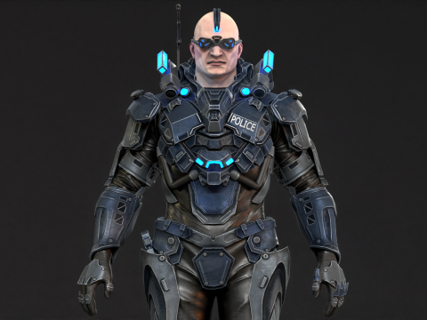 CyberCop Model 3D
