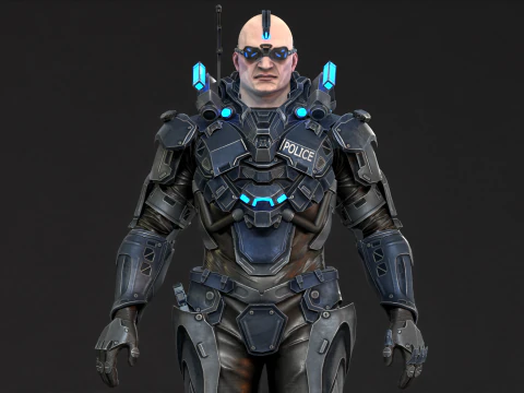 CyberCop 3D Model