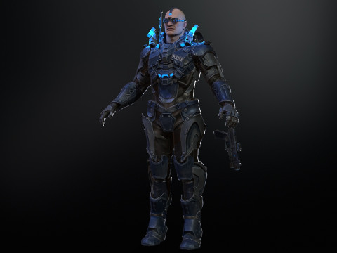 CyberCop Model 3D