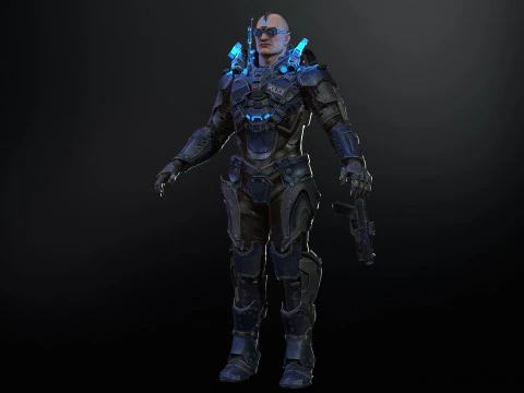 CyberCop 3D Model