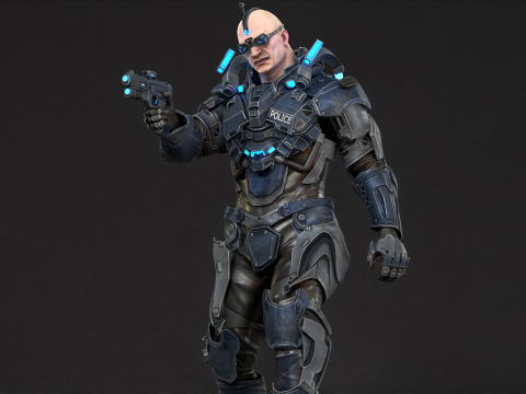 CyberCop Model 3D