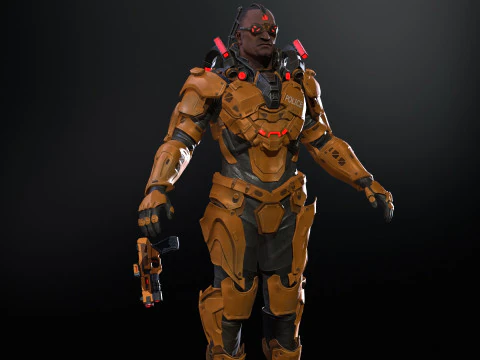 CyberCop 3D Model