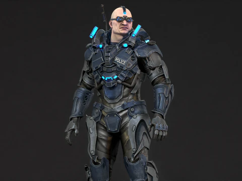 CyberCop 3D Model