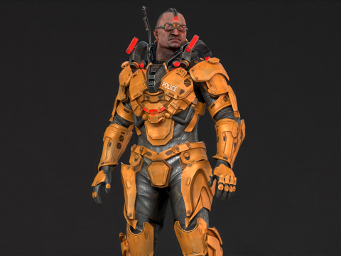 CyberCop Model 3D