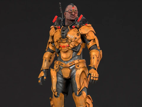 CyberCop 3D Model